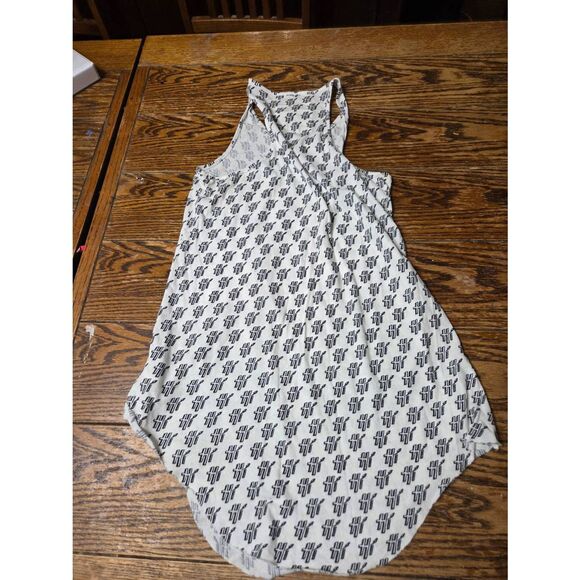 FRANK & EILEEN Tee Lab White Limited Edition Graphic "Hi" Racerback Tank Top XS - Picture 4 of 4